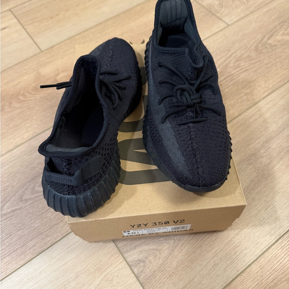 Yeezy Adidas Boost 350 Onyx size 10.5 men - Picture 3 of 5